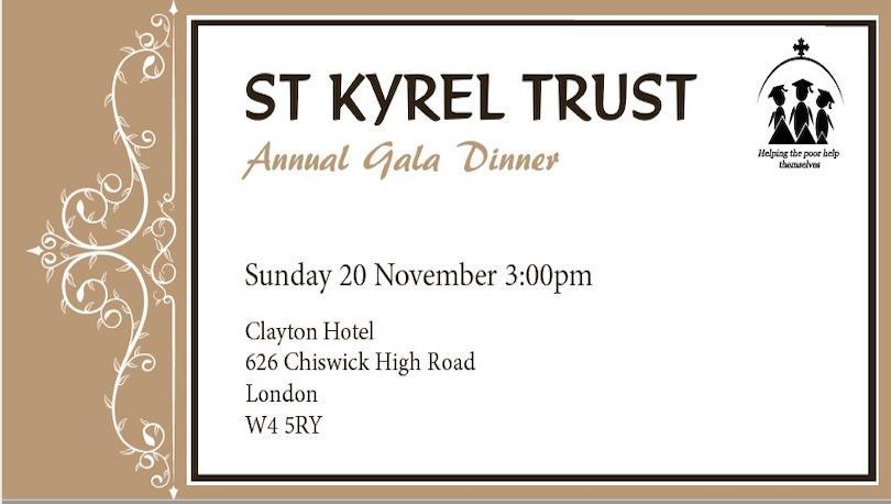 Saint Kyrel Trust Annual Gala Dinner